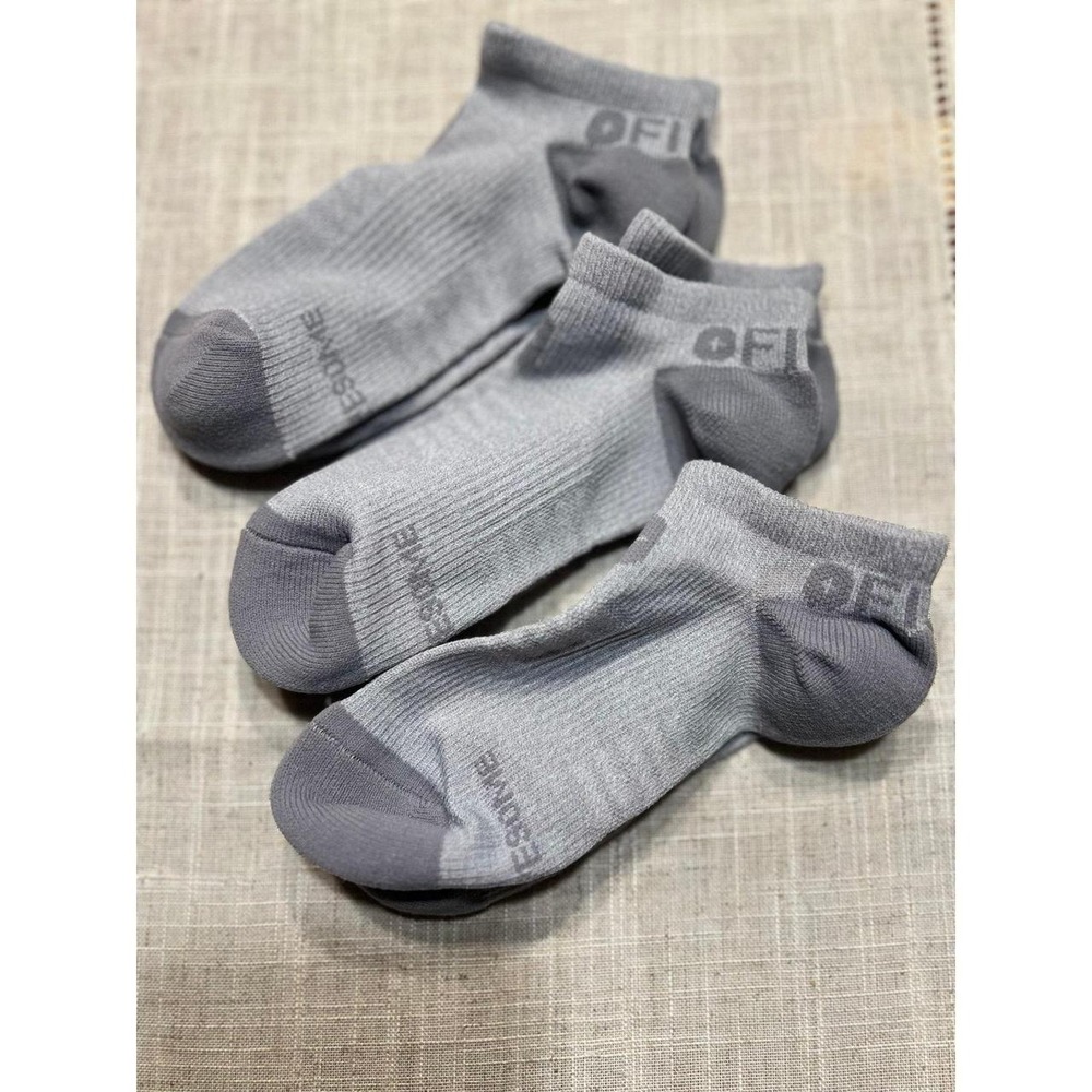 FIGS Ankle Socks Lot of 3 Gray Small NWOT